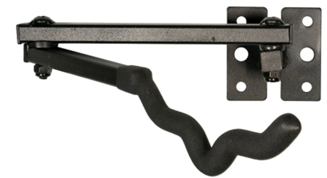 Redneck bow hanger with wall bracket.