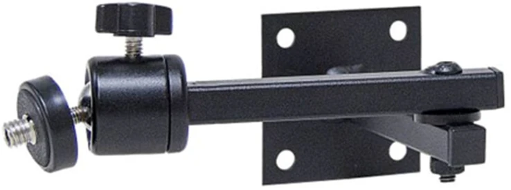 Redneck camera mount with ball head and wall bracket.