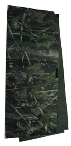 Magnetic camo window curtain panel.